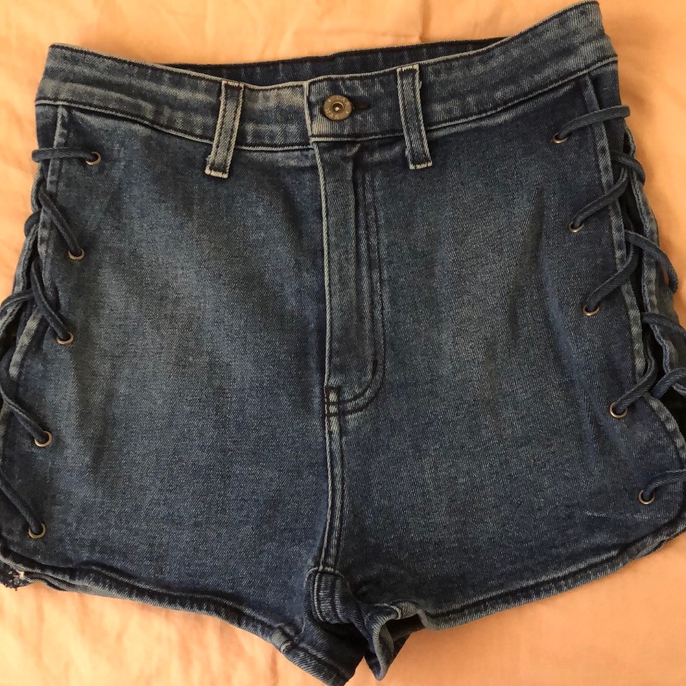 LF CARMAR high rise denim shorts